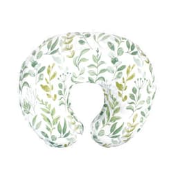 Boppy Original Nursing Pillow, Green Foliage, Ergonomic Nursing Essentials for Bottle and Breastfeeding, Firm Fiber Fill, with Removable Pillow Cover, Machine Washable