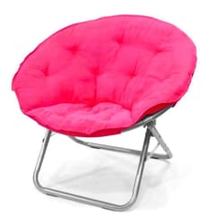Urban Lifestyle Microsuede Saucer Chair, Adult, Pink