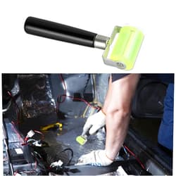 HAOBO Auto Car Audio Sound Deadening Application Rolling Wheel Roller, Heat Abatement Mat Wallpaper PU Deadener Application Seam Roller, Car Accessories for Automotive Sound Deadening Insulation