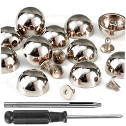 YORANYO 20 Sets 15X8MM Dome Spikes and Studs 19/32