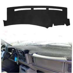Amiss Dash Mat Dashboard Cover, Fits for 1999-2006 GMC Sierra/Chevy Chevrolet Silverado, 2000-2006 GMC Yukon XL/Chevy Suburban Tahoe Avalanche, Dashboard Decorative, Car Interior Accessories