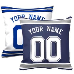 ANTKING Dallas Throw Pillow Custom Any Name and Number for Men Youth Boy Gift