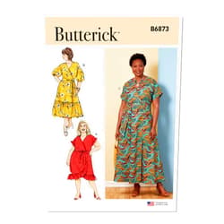 Butterick Dress Sewing Pattern Kit, Multicolor