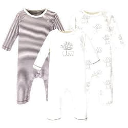 Hudson Baby Touched by Nature Baby Girls' Organic Cotton Coveralls