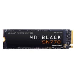 WD_BLACK 250GB SN770 NVMe Internal Gaming SSD Solid State Drive - Gen4 PCIe, M.2 2280, Up to 4,000 MB/s - WDS250G3X0E