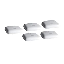 CISCO DESIGNED Cisco Business 140AC Wi-Fi Access Point | 802.11ac | 2x2 | 1 GbE Port | Ceiling Mount | 5 Pack Bundle | Limited Lifetime Protection (5-CBW140AC-B)