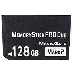 WQDMKE Original MS 128GB High Speed Memory Stick Pro Duo(Mark2) for PSP Accessories/Camera Memory Card