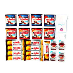 Sophley Nutella Variety Pack: Hazelnut Spread with Pretzel Sticks, Breadsticks, Crispy Wafers, and Cocoa Mini Cups - 21 Count Bundle By Sophley with a Gift Surprise