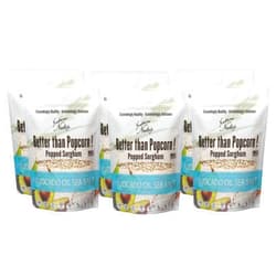 Nature Nate's LLC Nature Nate’s Popped Sorghum, Avocado Oil Sea Salt - Sorghum, Keto & Gluten Free, Healthy Snacks, Better Than Popcorn, Made in USA - 5 Ounce (Pack of 6)