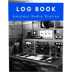 Amateur Radio Publishing Amateur Radio Station Log Book: Ham Radio Quick Reference Guide included / 1300 contacts / Handy format Letter 8.5 x 11 in