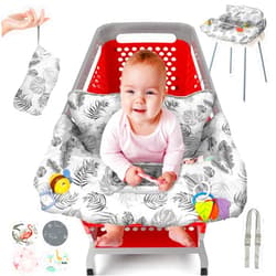 PILLANI Shopping Cart Cover for Baby PILLANI, High Chair Covers for Baby Restaurant Seat, Grocery Cart Cover for Baby Girl & Boy, Market Buggy Covers for Babies, Seat Cover