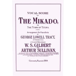 By WS Gilbert (Author), Arthur Sullivan (Author), George Lowell Tracey (Author) & 0 more Vocal score of The Mikado; or, The town of Titipu by Gilbert and Sullivan, Vocal Score with Piano Arrangement by George Tracey [Student Loose Leaf Edition]