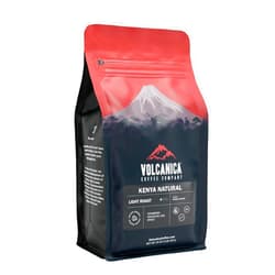 Volcanica Coffee Kenya Natural Coffee, 100% Pure, Whole Bean, Fresh Roasted, 16-ounce