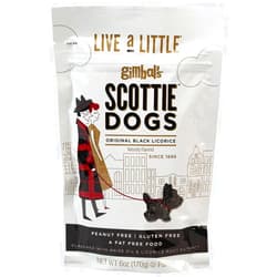 Fox Valley Traders Gimbal's Black Licorice Scottie Dogs, 6oz.