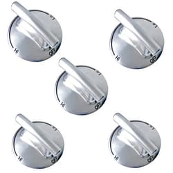 PODOL STAR Surface Burner Knob, 5 Pack, for Maytag Jenn Air AP5668987 PS2375871 7733P410-60