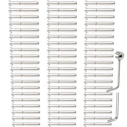 Challcrea 60Pcs 3/16 Cable Railing Hardware, Cable Railing Kit, Swage Tensioner for 2