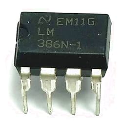 Juried Engineering LM386N-1 LM386 Wide Input Voltage Low Power Audio Amplifier with Internal Gain DIP-8 Breadboard-Friendly (Pack of 3)
