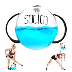 Solim Water Weights Aqua Bag Ball Shape, Workout Sandbag Alternative Strength Training Sand Bag Portable Stability Fitness Equipment Ultimate Core and Balance Training for Home Gym