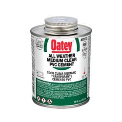 Oatey 16 oz 31132 PVC All Weather Clear Cement 10 Piece Display, Color