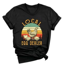 Thaimanh Local Egg Dealer Shirt, Easter Egg Dealer Shirt, Funny Easter T-Shirt, Chicken Shirt, Farm Lover Gift, Egg Dealer Tee, Farmer Life Shirt