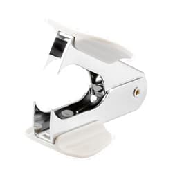 Uxcell a13041200ux0072 Students Steel Jaw Style Staples Remover Puller White for 24/6 26/6 Staple