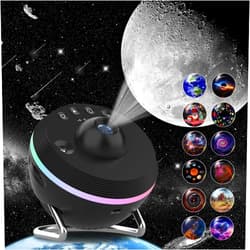 FlyEagle Galaxy Projector, 13 in 1 HD Planetarium Galaxy Star Projector for Bedroom, Star Projector Galaxy Light with Meteor Effects and Timer for Kids, Ceiling, Gifts