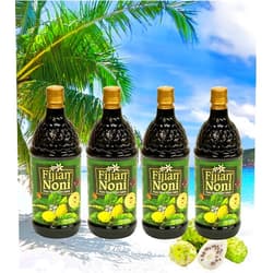 Generic High Potency NONI Fruit Juice (4 Pack) 1 Liter Bottles | Helps Support Your Immune System | A Powerful Health Benefits | Fijian Noni®
