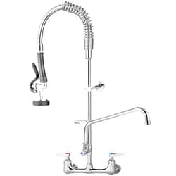 VEVOR Commercial Faucet with Pre-Rinse Sprayer, 8