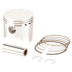 Wiseco 4666M05350 53.50mm 9.4:1 Compression Motorcycle Piston Kit, Black