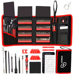 STREBITO Screwdriver Sets 142-Piece Electronics Precision Screwdriver with 120 Bits Magnetic Repair Tool Kit for iPhone, MacBook, Coumputer, Laptop, Tablet, PS4, Xbox, Nintendo, Eyeglasses, Jewelers