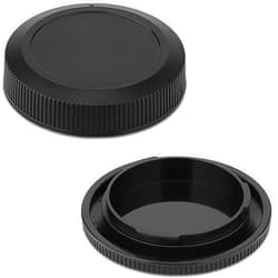 Wingmao RF Mount Camera Body Cap and Rear Lens Cap Cover Kit for Canon RF Mount Mirrorless Camera,Camera Sensor Cap Plastic Lens Rear Covers,fits EOS R6 R5 RF Mount and Lens Accessories