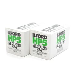 Ilford HP5 Plus Black and White Printing Film 35mm ISO 400 36 Poses 2-Pack