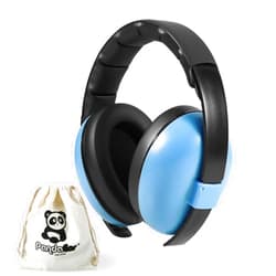PandaEar Baby Ear Protection Noise Cancelling HeadPhones Ages 0-3 Years | Infant Hearing Protection Earmuffs -Blue