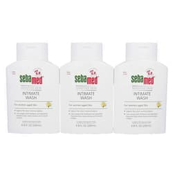 SEBAMED Feminine Intimate Wash Menopause pH 6.8 for Women Aged 50 and Above (50+) 6.8 Fluid Ounces (200mL) Pack of 3