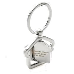 LING Ling's Design lingling design 10-Pack Personalized House Design Key Chains 360 Degree Rotational Keychains Couple Keychain by LingLing Design Gifts