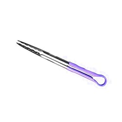 San Jamar ASZTONGS Allergen Saf-T-Zone Tongs Purple