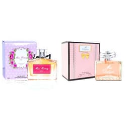 AFLUXE Women's Perfume Combo Miss Honey&Miss Delicate Eau De Parfum Long Lasting Fragrance 3.4 Fl Oz Spray Each for Daily Used