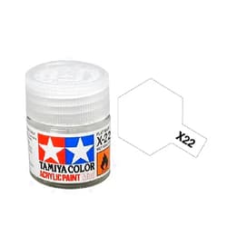 Tamiya Models X-22 Mini Acrylic Paint, Clear