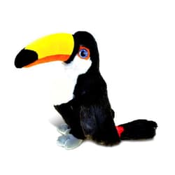 Puzzled DolliBu Toucan Plush - Super Soft Toucan Stuffed Animal, Cute Tropical Rainforest Animals Figures Bird Plush Toy for Boys and Girls, Adorable Toucan Bird Toy for Kids, Teens, and Adults - 8 Inches