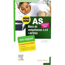 By Catherine Müller (Author), Jérôme Chevillotte (Author), Eléonore LAMOGLIA (Illustrator) & 0 more Format: Kindle Edition Mémo-Fiches AS - Blocs de compétence 1 à 5 + AFGSU: Aide-soignant. Conforme à la réforme. Je réussis mon DEAS