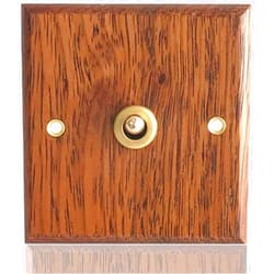 AVTREE Switch Type 1 Gang / 2 Gang / 3 Gang Wall Switch Socket 86 10A 110V-250V Rocker Switch Retro Handcrafted Switch Lever Wall Maple Wood/Walnut Brass Lever (Color : 1 groupe)