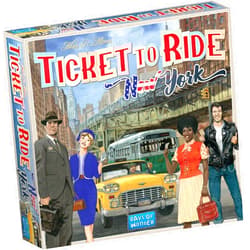 Days of Wonder Ticket to Ride New York Board Game - Train Route-Building Strategy Game, Fun Family Game for Kids & Adults, Ages 8+, 2-4 Players, 10-15 Minute Playtime, Made by Days of Wonder