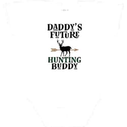 inktastic Daddy Future Hunting Buddy Baby Bodysuit