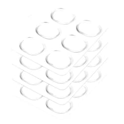 Cettkowns 24-Pack Drum Dampeners Silicone Non-toxic Soft Clear Drum Silencers Drum Damper Gel Pads Drum Mute for Drums Tone Control