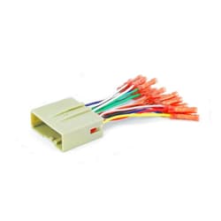 Scosche FD23BCB Car Radio Wiring Harness Kit with Crimp Connectors Compatible with Select 2003-13 Ford, Lincoln and Mercury Vehicles - Car Stereo Wire Adapter - See Guide Image for Vehicle Fitment