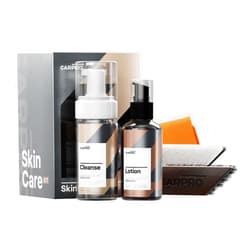 CARPRO Skincare Leather Kit: Car Leather Cleaner, Leather Conditioner, Brush & Towel - Clean and Condition All Types of Leather - Prevent Car Leather Seats from Fading, Cracking & Drying Out