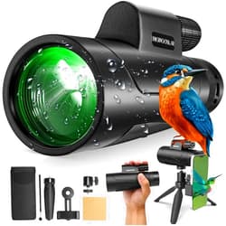 Asacam® 80x100 Monocular Telescope High Powered for Smartphone HD Monoculars for Adults with Adapter/Tripod for Bird Watching Camping Hiking Traveling Outdoor Wildlife-2026 Update