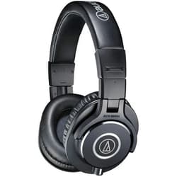 Audio-Technica ATH-M40x Professional Studio Monitor Headphone, Black, with Cutting Edge Engineering, 90 Degree Swiveling Earcups, Pro-grade Earpads/Headband, Detachable Cables Included