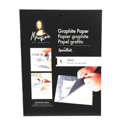 Speedball Mona Lisa 18-Inch-by-24-Inch Jumbo Graphite Paper, Black