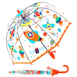 KOULONGDAMI Kids Clear Umbrella for Rain Dome Bubble Umbrellas Windproof for Kids Boys and Girls
